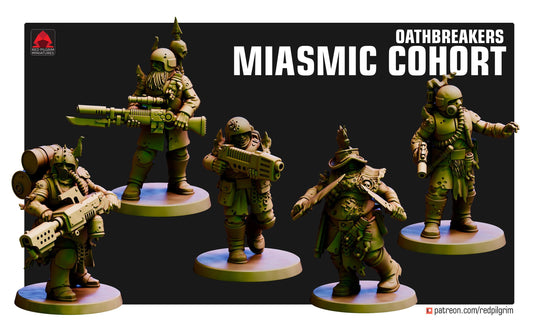 Oathbreakers Miasmic Cohort x5 Trench Crusade Compatible (Custom Order) - product image 1 of 6