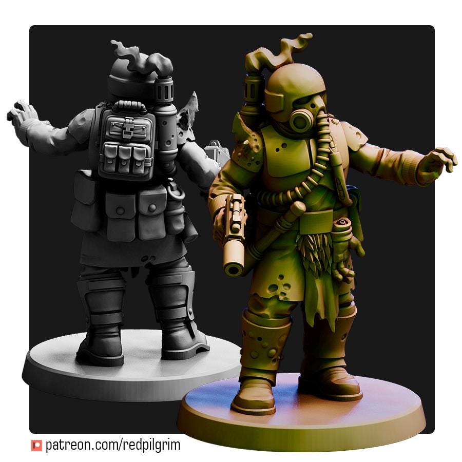 Oathbreakers Miasmic Cohort x5 Trench Crusade Compatible (Custom Order) - product image 2 of 6