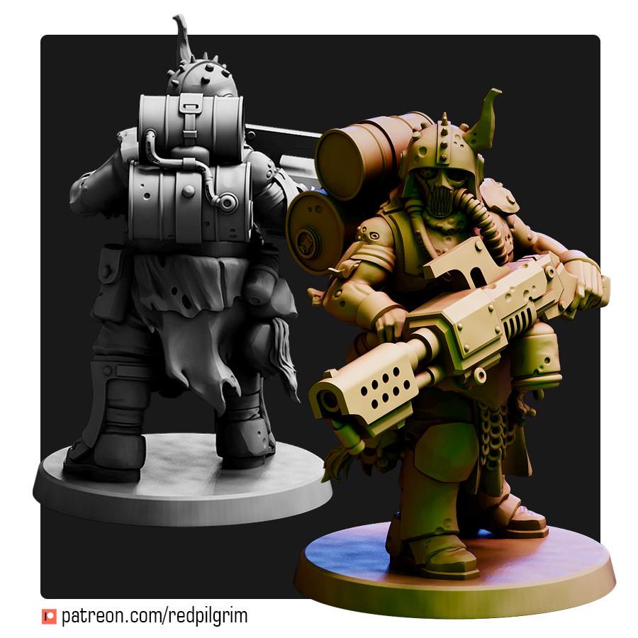 Oathbreakers Miasmic Cohort x5 Trench Crusade Compatible (Custom Order) - product image 3 of 6