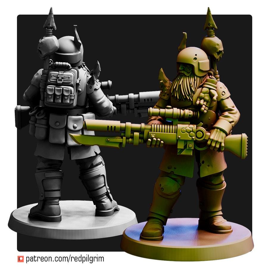 Oathbreakers Miasmic Cohort x5 Trench Crusade Compatible (Custom Order) - product image 4 of 6