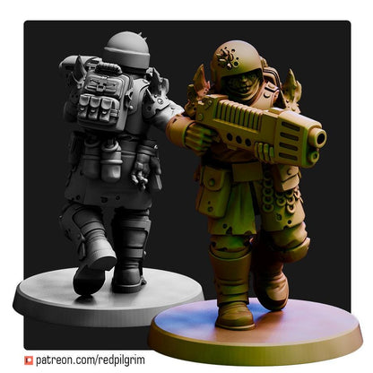 Oathbreakers Miasmic Cohort x5 Trench Crusade Compatible (Custom Order) - product image 5 of 6