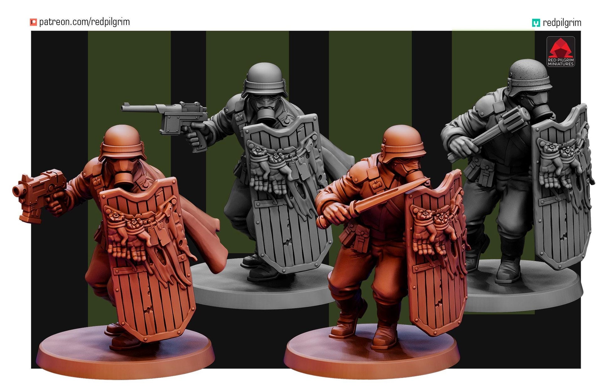 Apostates x5 Trench Crusade Compatible (Custom Order) - product image 7 of 8