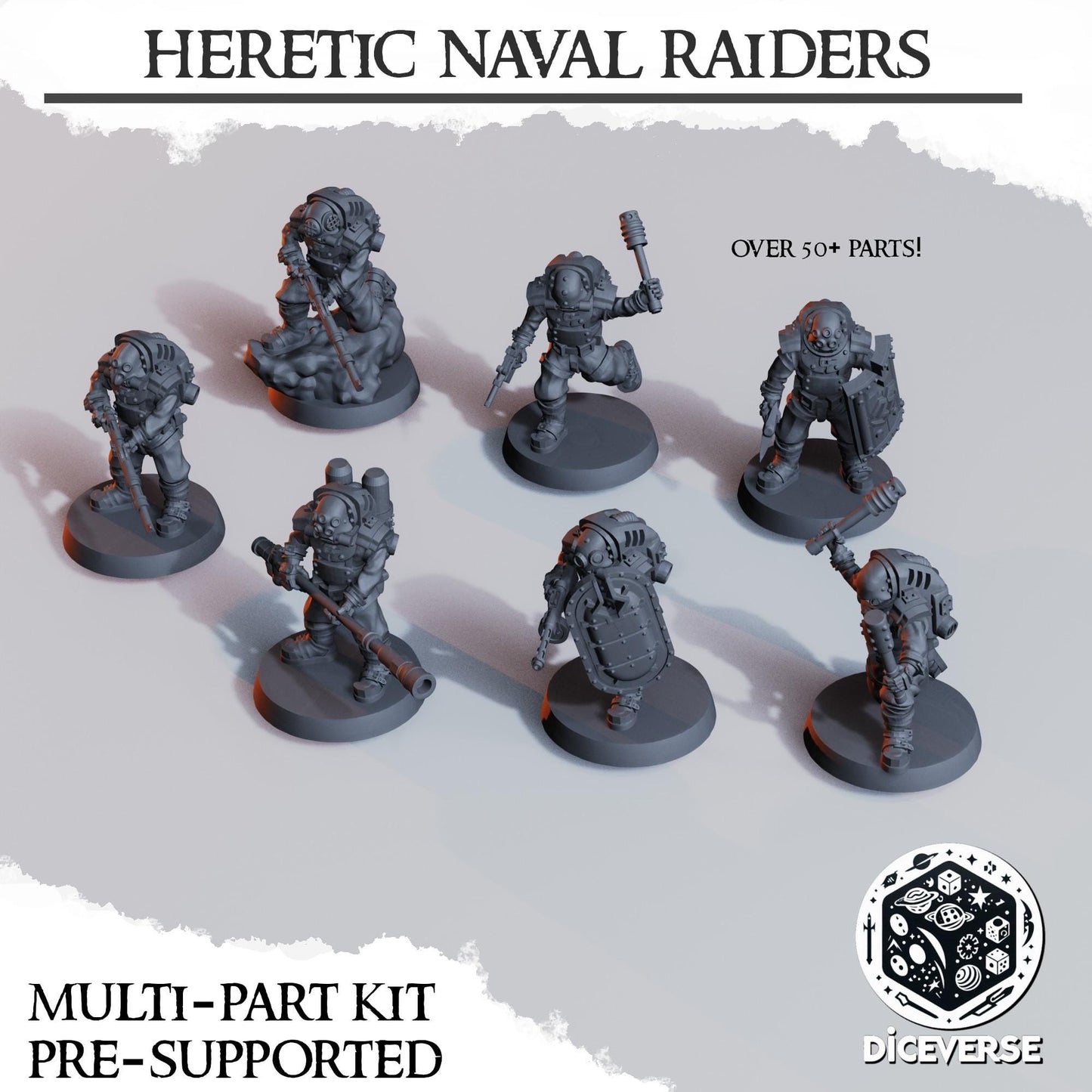 Diceverse Heretic Naval Raiders - Trench  Compatible (Custom Order) - product image 2 of 6