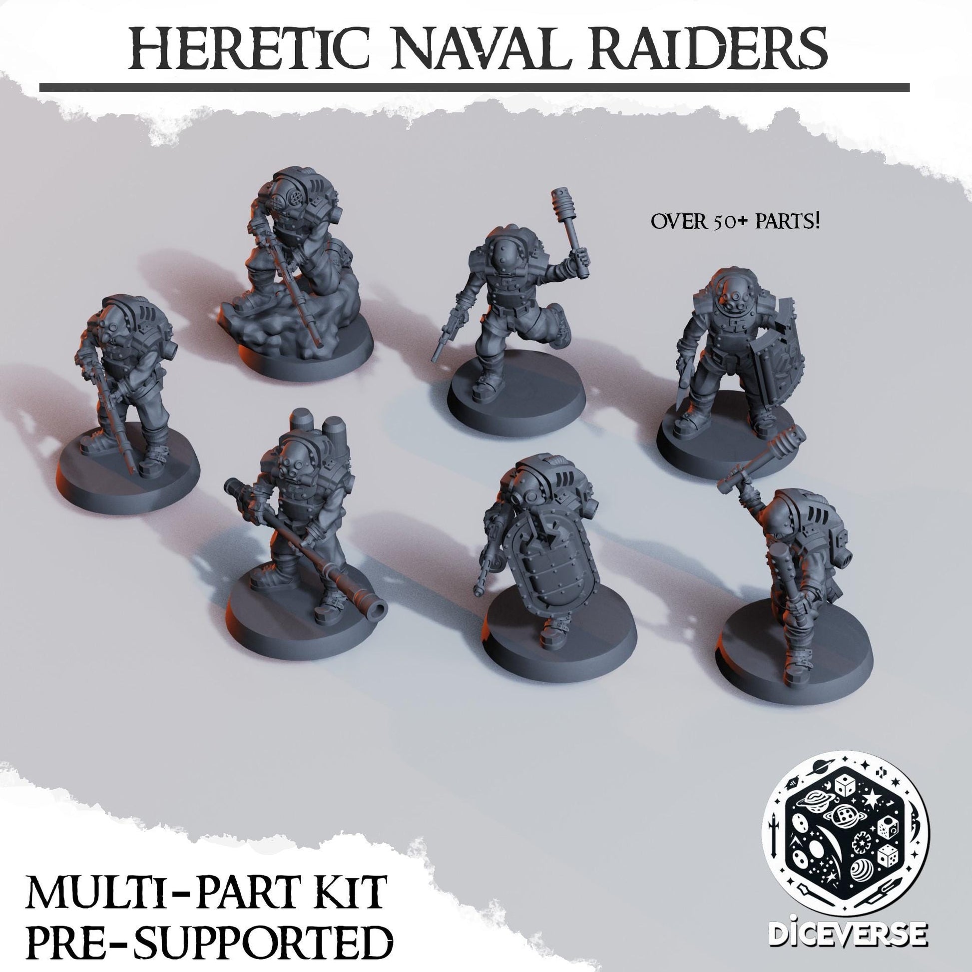 Diceverse Heretic Naval Raiders - Trench  Compatible (Custom Order) - product image 2 of 6