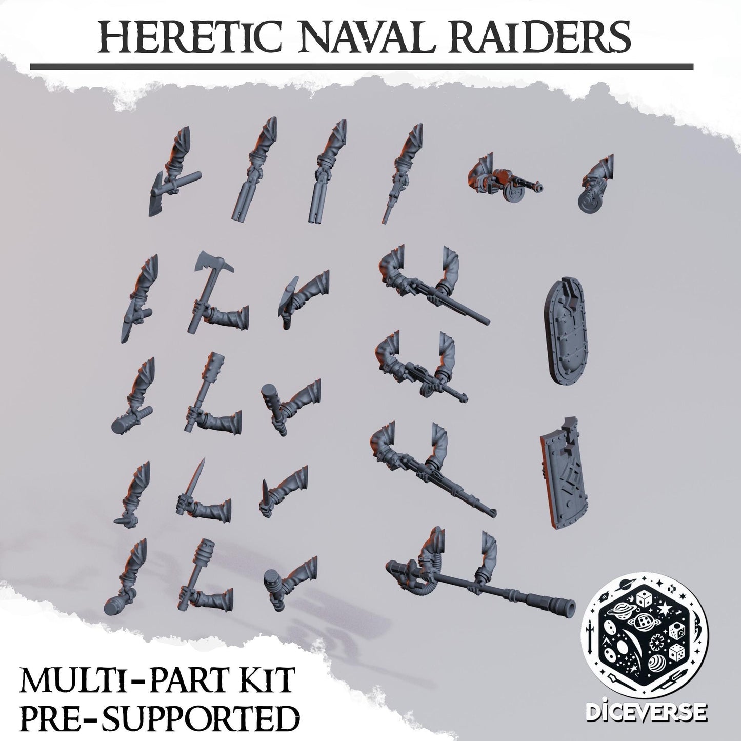 Diceverse Heretic Naval Raiders - Trench  Compatible (Custom Order) - product image 4 of 6