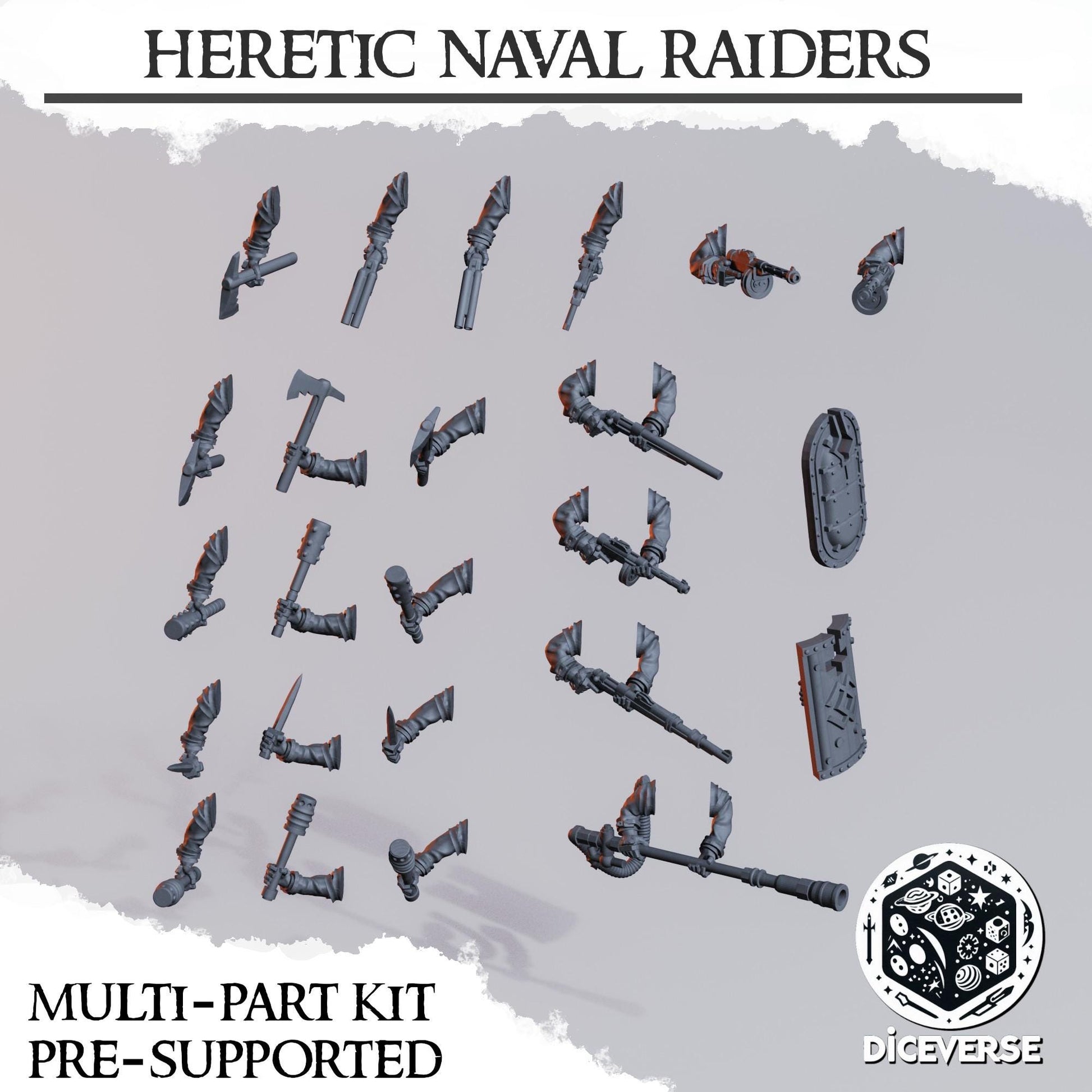 Diceverse Heretic Naval Raiders - Trench  Compatible (Custom Order) - product image 4 of 6