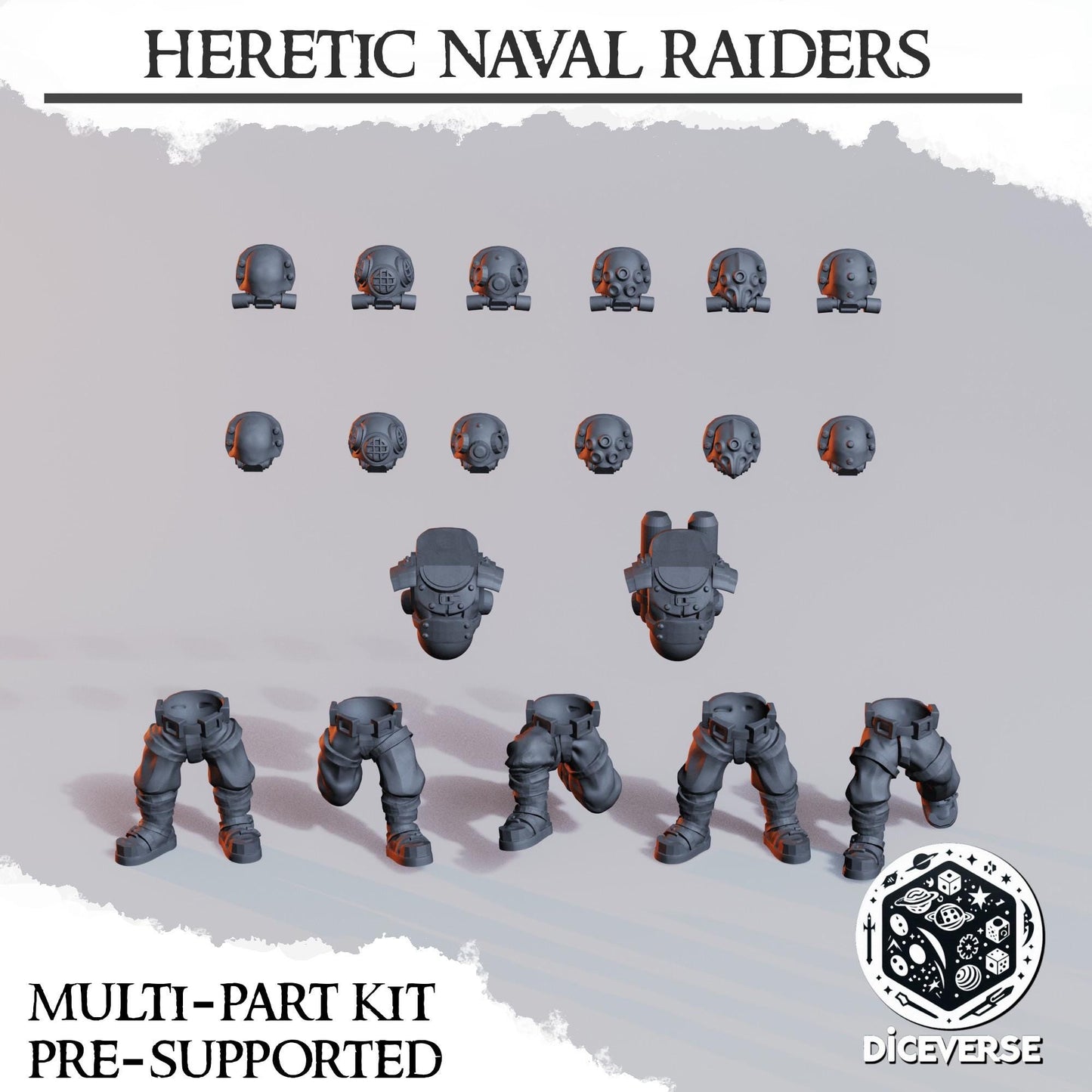 Diceverse Heretic Naval Raiders - Trench  Compatible (Custom Order) - product image 5 of 6
