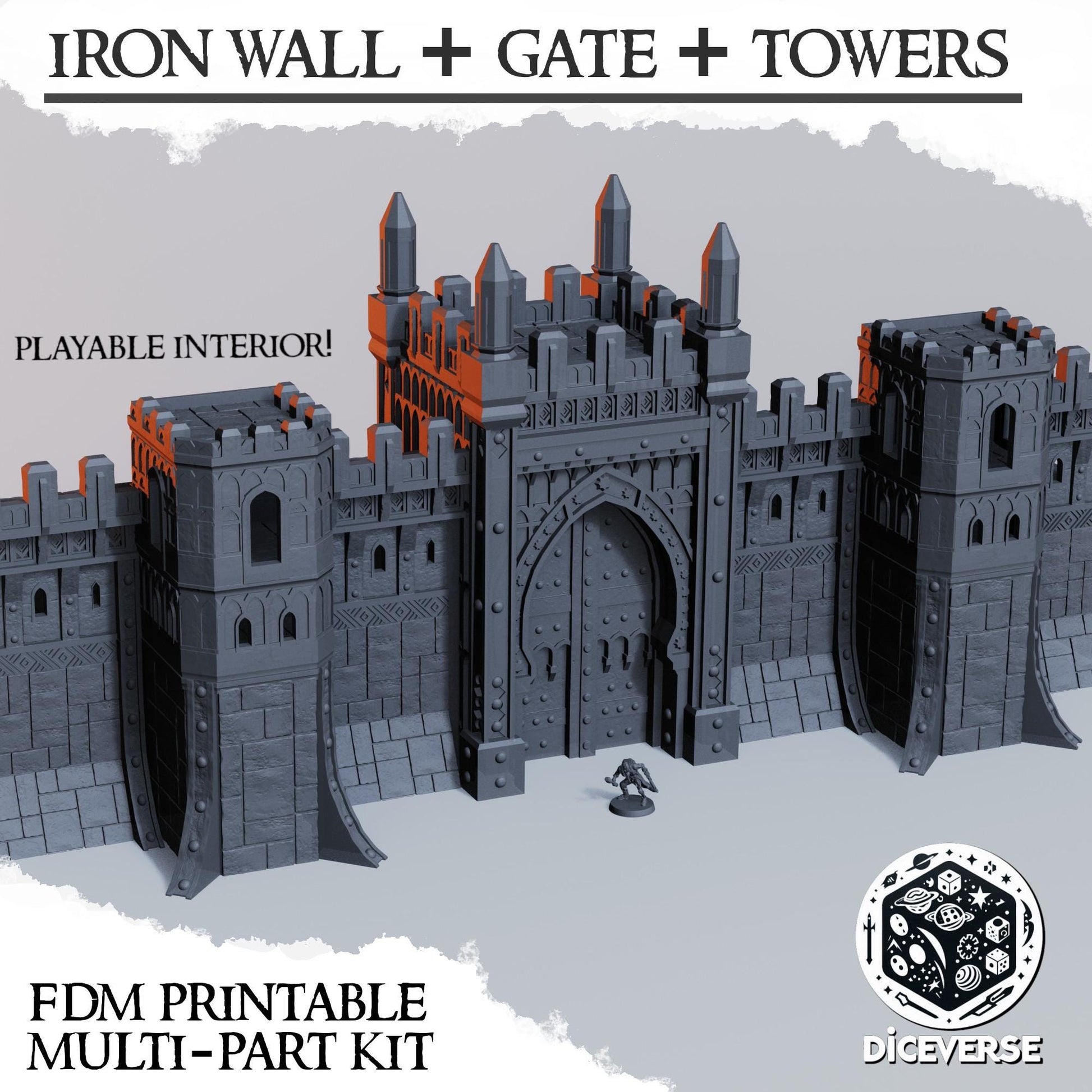 Diceverse Trench Terrain: The Iron Wall - Sultanate Of The Iron Wall - Trench  Compatible (Custom Order) - product image 1 of 5