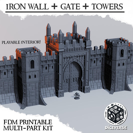 Diceverse Trench Terrain: The Iron Wall - Sultanate Of The Iron Wall - Trench  Compatible (Custom Order) - product image 1 of 5