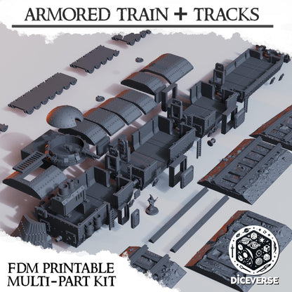 Diceverse Trench Terrain: Armored Train - Trench  Compatible (Custom Order) - product image 6 of 8