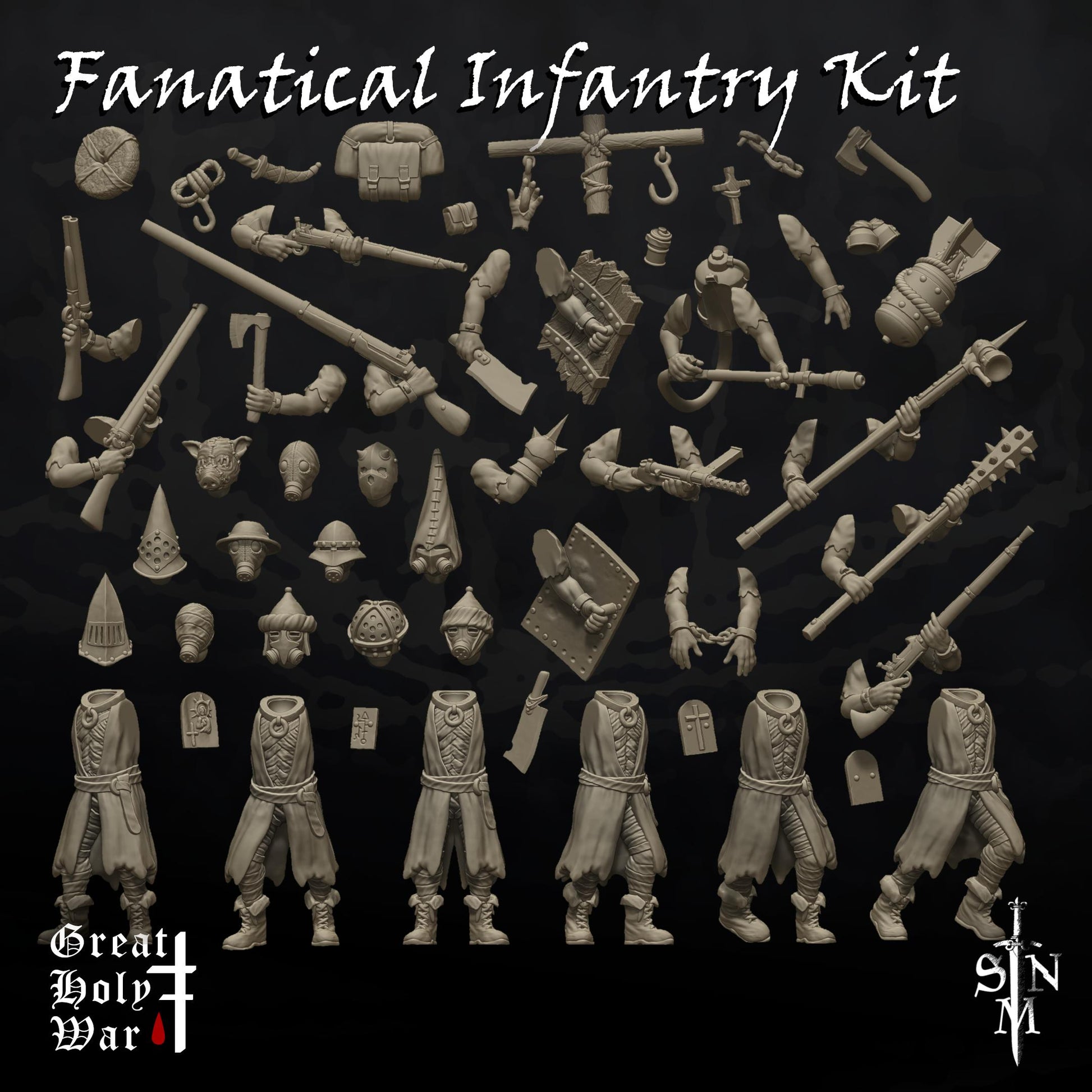 SNM Fanatical Infantry Kit - Trench  Compatible (Custom Order) - product image 1 of 3