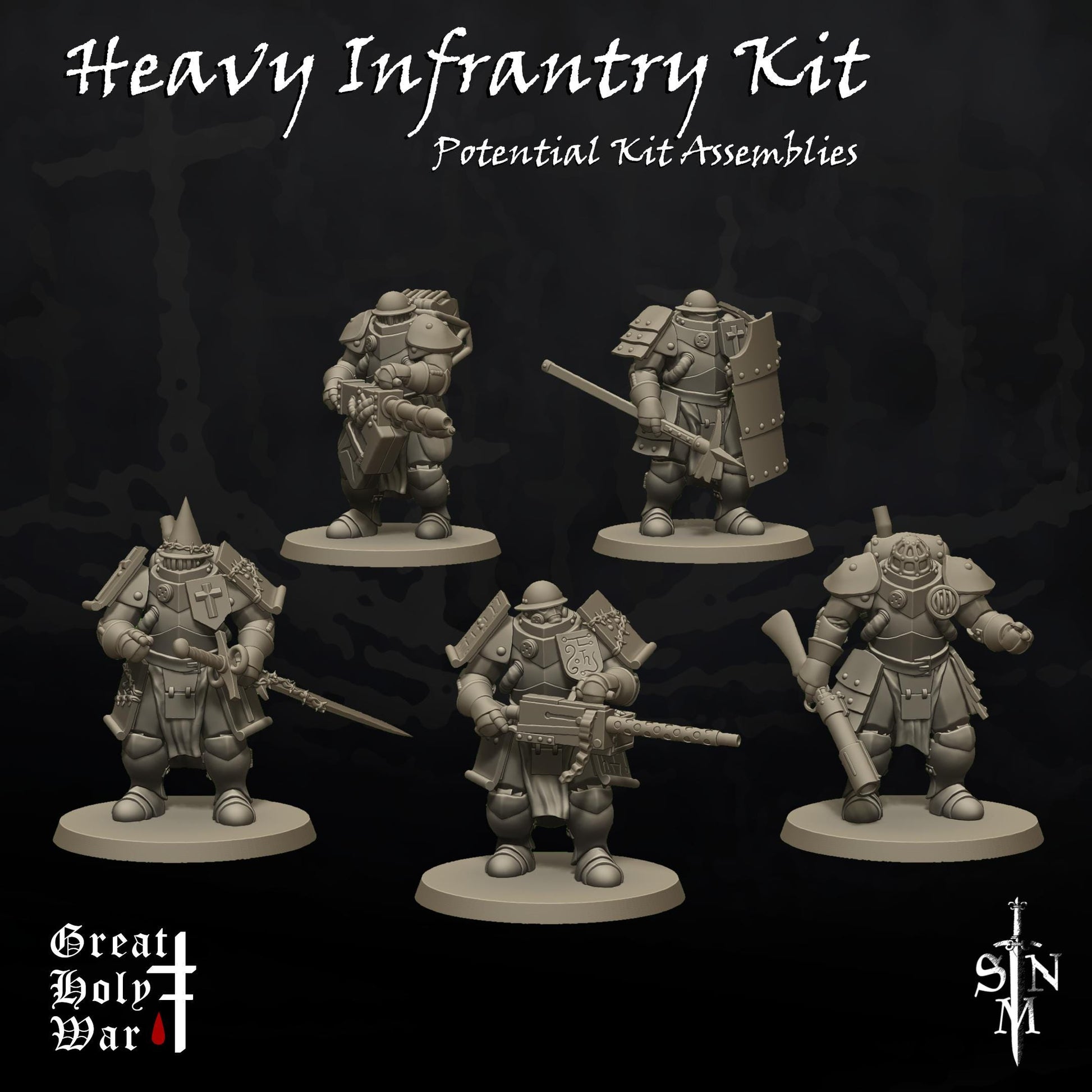 SNM Heavy Infantry Kit - Trench  Compatible (Custom Order) - product image 2 of 3