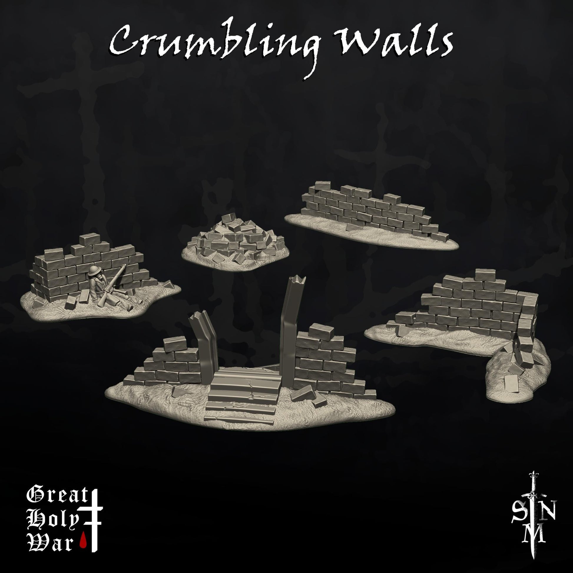 SNM Crumbling Walls - Trench  Compatible (Custom Order) - product image