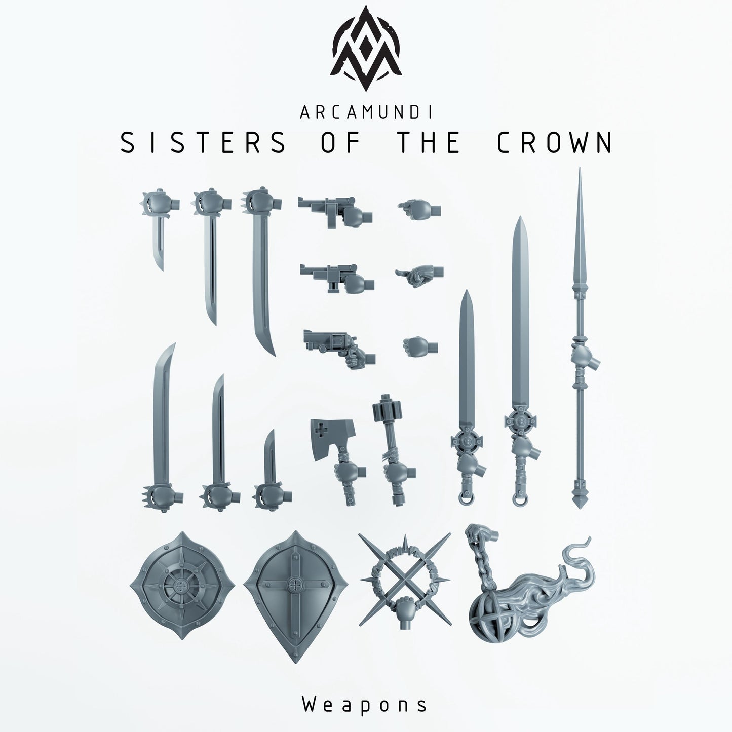 Arcamundi Sisters of the Crown Nun Kit x6 - Trench  Compatible (Custom Order) - product image 5 of 7