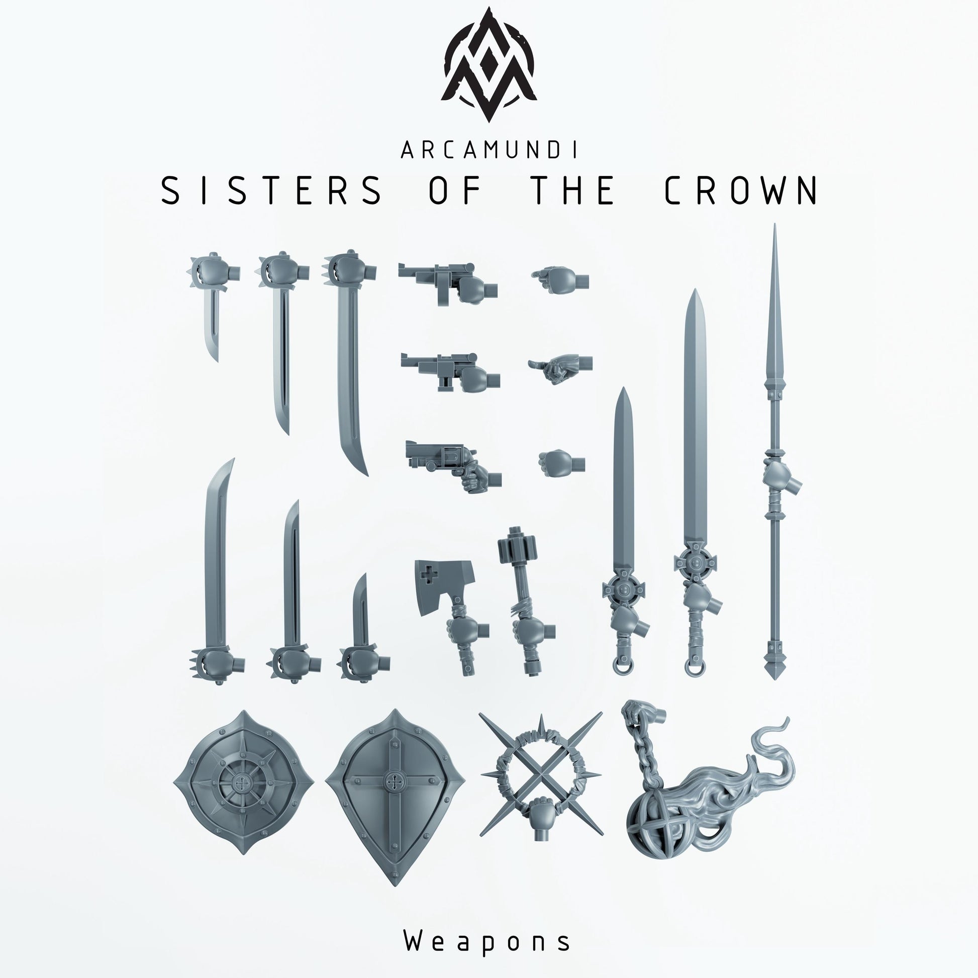 Arcamundi Sisters of the Crown Nun Kit x6 - Trench  Compatible (Custom Order) - product image 5 of 7