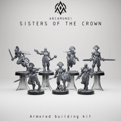 Arcamundi Sisters of the Crown Nun Kit x6 - Trench  Compatible (Custom Order) - product image 7 of 7