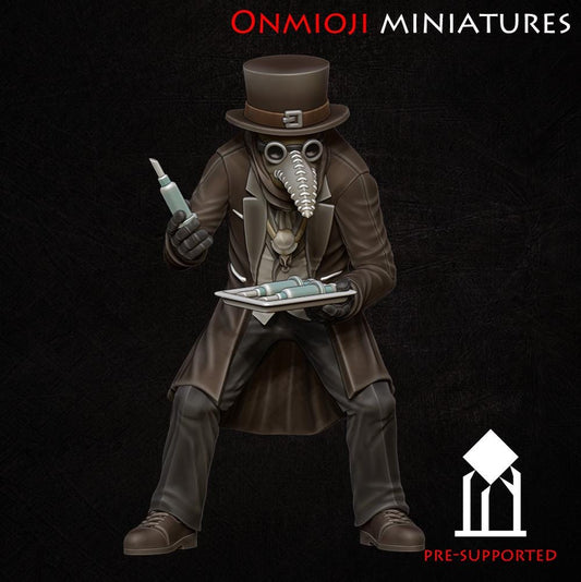 Onmioji Miniatures Plague Doctor with Syringe - Trench Crusade Compatible (Custom Order) - product image