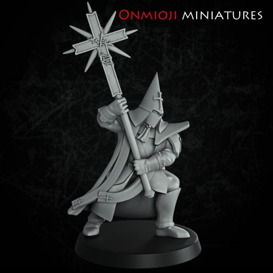 Onmioji Miniatures Inquisitor with Cross Mace - Trench Crusade Compatible (Custom Order) - product image