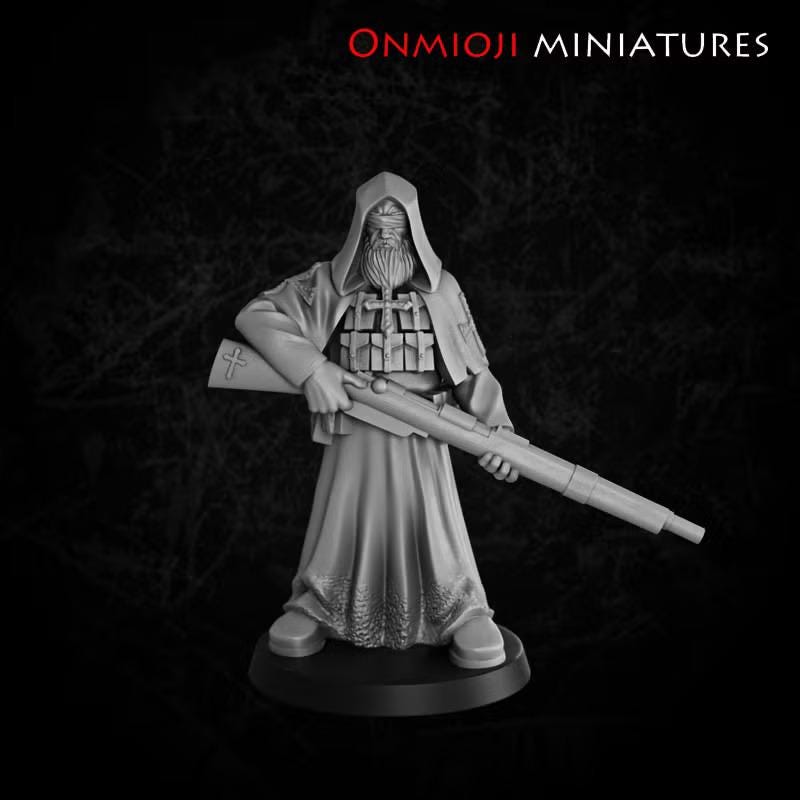 Onmioji Miniatures Fanatic Sniper - Trench Crusade Compatible (Custom Order) - product image