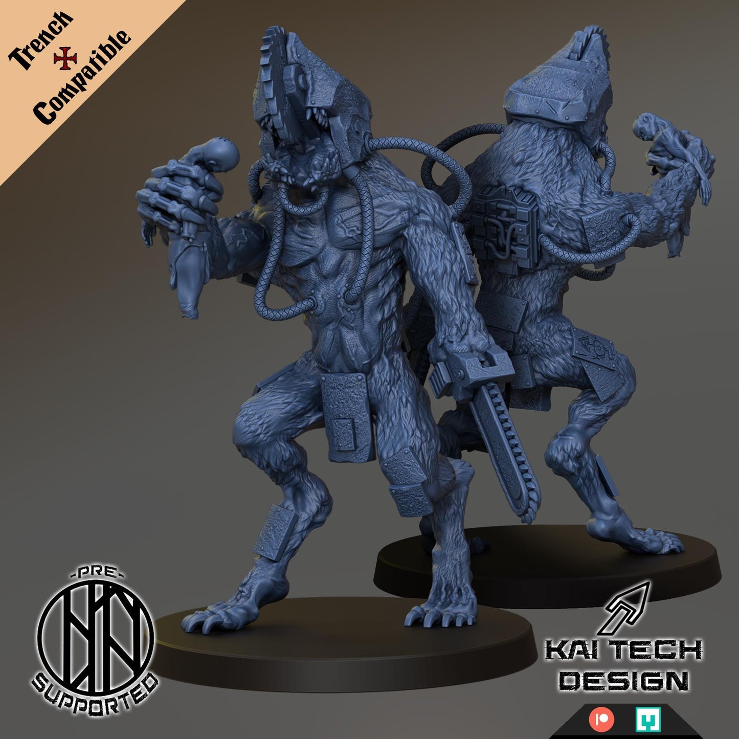 Kaitech Heretics WarWolf - Trench  Compatible (Custom Order) - product image 1 of 2