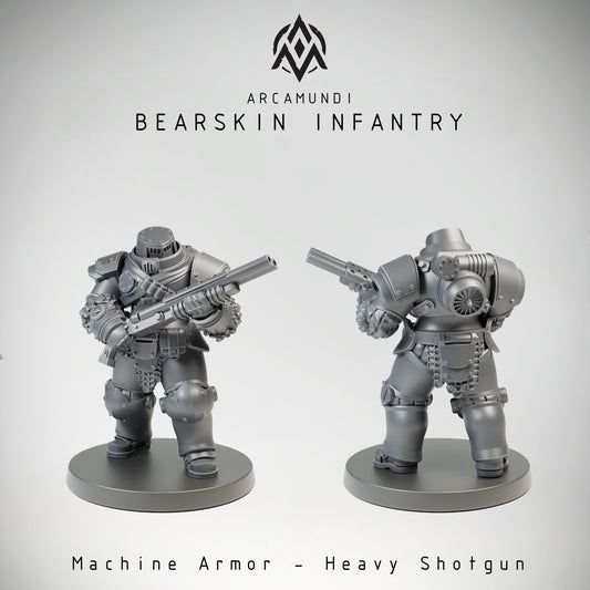 Arcamundi Bearskin Infantry - Machine Armor - Heavy Shotgun - Trench  Compatible (Custom Order) - product image 1 of 5