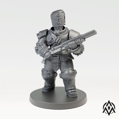 Arcamundi Bearskin Infantry - Machine Armor - Heavy Shotgun - Trench  Compatible (Custom Order) - product image 3 of 5