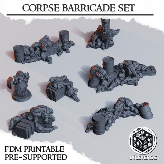 Diceverse Trench Terrain: Corpse Barricade Set - Trench  Compatible (Custom Order) - product image 2 of 2