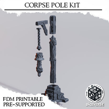 Diceverse Trench Terrain: Corpse Pole Kit - Trench  Compatible (Custom Order) - product image 2 of 3