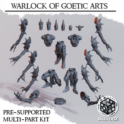 Diceverse Warlock of Goetic Arts Kit - Trench  Compatible (Custom Order) - product image 1 of 5
