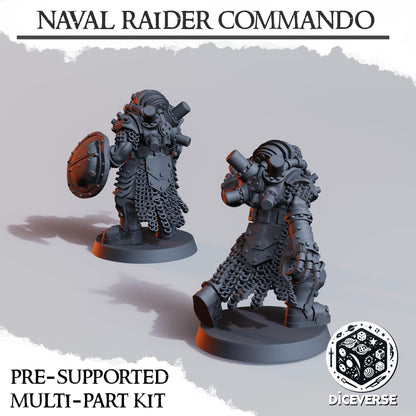 Diceverse Heretic Naval Raider (Death) Commando Kit - Trench  Compatible (Custom Order) - product image 3 of 4