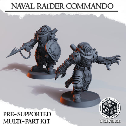 Diceverse Heretic Naval Raider (Death) Commando Kit - Trench  Compatible (Custom Order) - product image 4 of 4