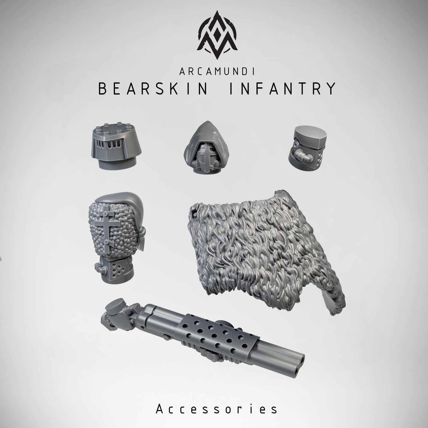 Arcamundi Bearskin Infantry - Machine Armor - Heavy Shotgun - Trench  Compatible (Custom Order) - product image 2 of 5