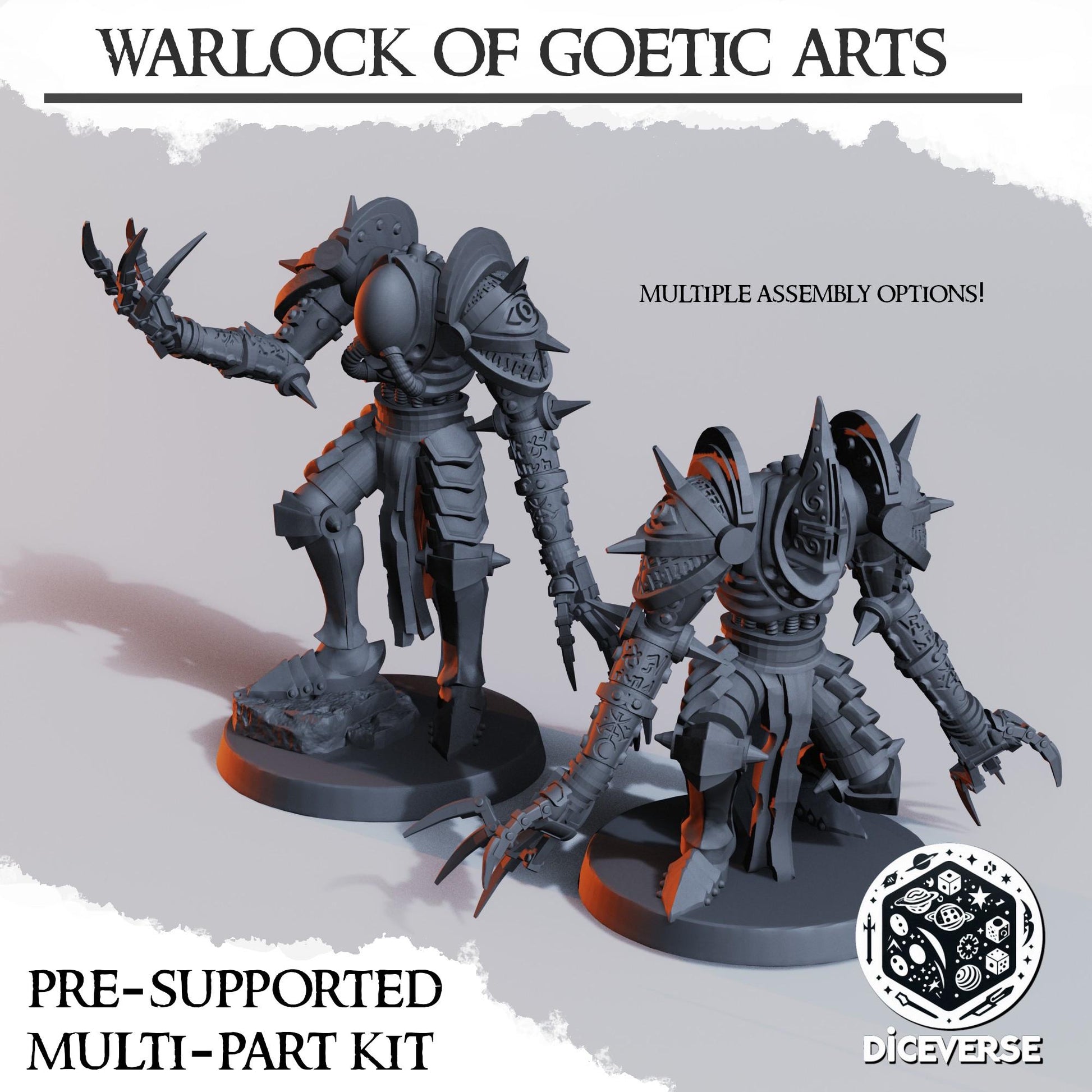 Diceverse Warlock of Goetic Arts Kit - Trench  Compatible (Custom Order) - product image 4 of 5