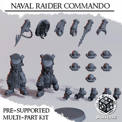 Diceverse Heretic Naval Raider (Death) Commando Kit - Trench  Compatible (Custom Order) - product image 1 of 4