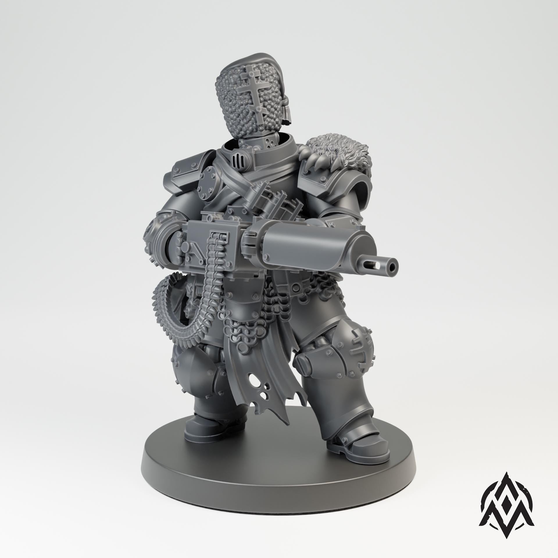Arcamundi Bearskin Infantry - Machine Armor - Machinegun - Trench  Compatible (Custom Order) - product image 3 of 5