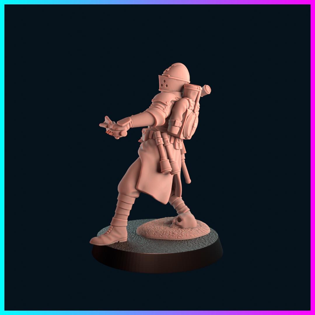 Kool Kiwi The Hollow War - Shocktrooper 1 - Trench  Compatible (Custom Order) - product image 4 of 5