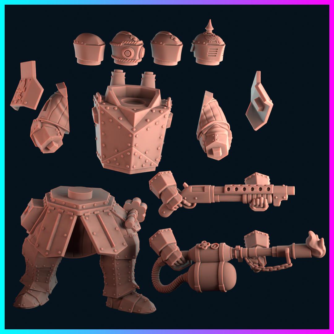 Kool Kiwi The Hollow War - Machine Knight - Trench  Compatible (Custom Order) - product image 1 of 6