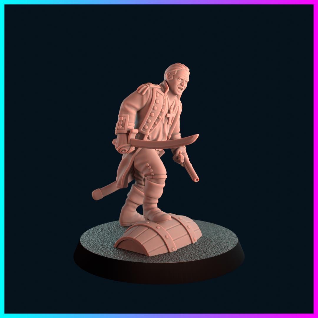 Kool Kiwi Napoleonic Dread - Royal Navy Captain (Custom Order) - product image 2 of 4