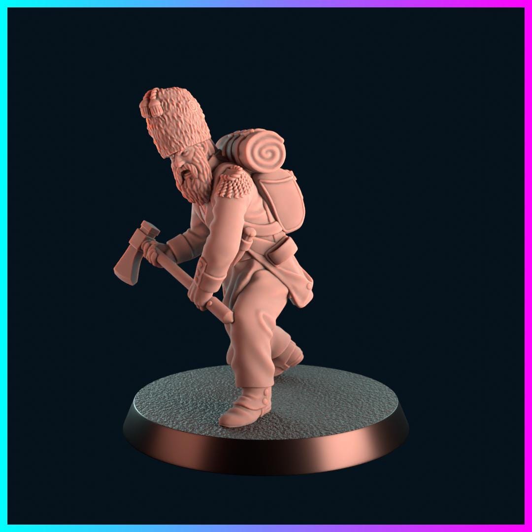 Kool Kiwi Napoleonic Dread - French Sapeur (Custom Order) - product image 2 of 4