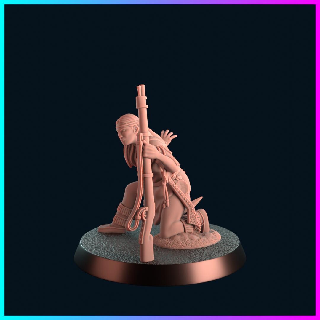 Kool Kiwi Napoleonic Dread - French Native Scout (Custom Order) - product image 2 of 4