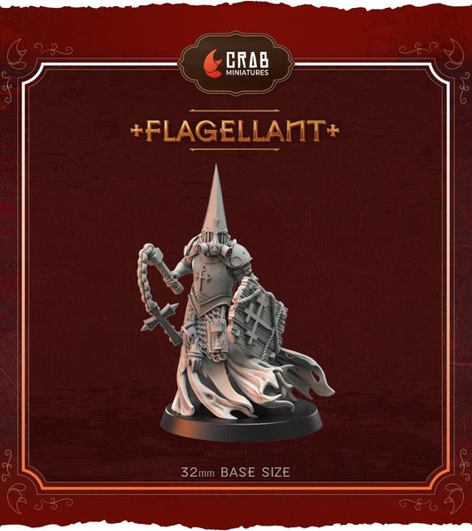 Crab Miniatures Wraith Pilgrims Flagellant - Trench  Compatible (Custom Order) - product image 1 of 2