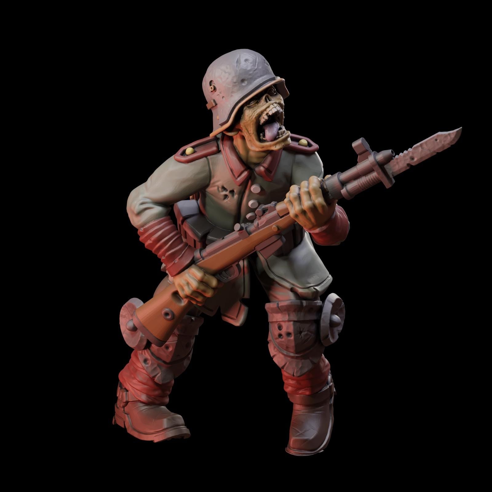 Stormforge Miniatures Heretic Ghoul 03 - Trench  Compatible (Custom Order) - product image 1 of 4