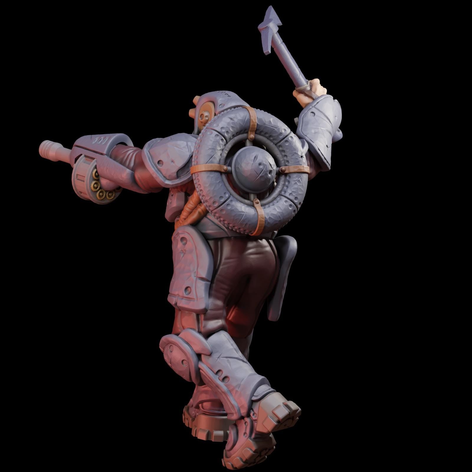 Stormforge Miniatures Heretic Cultist Raider 03 - Trench  Compatible (Custom Order) - product image 2 of 4