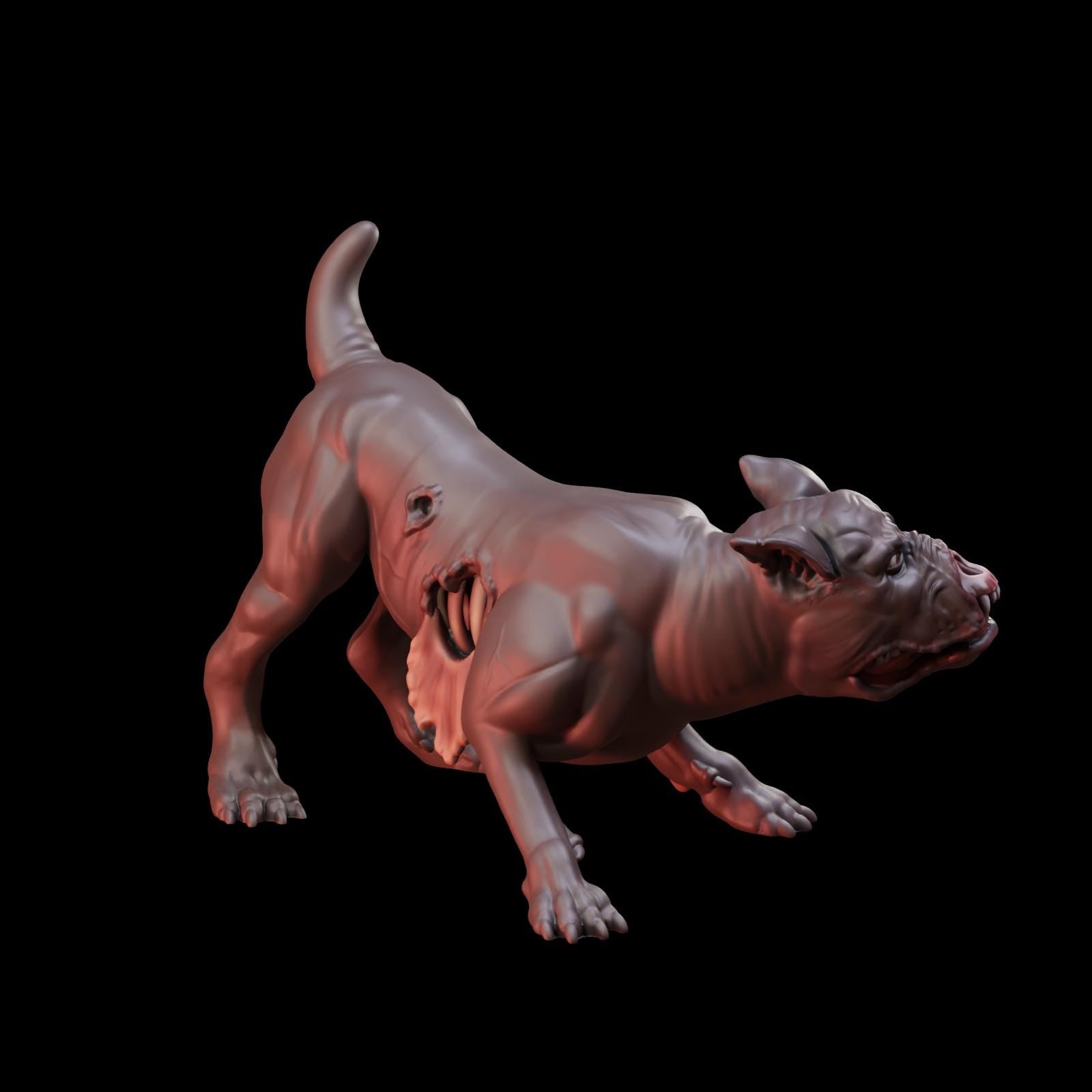 Stormforge Miniatures Heretic Hell Hounds - Trench  Compatible (Custom Order) - product image 5 of 7