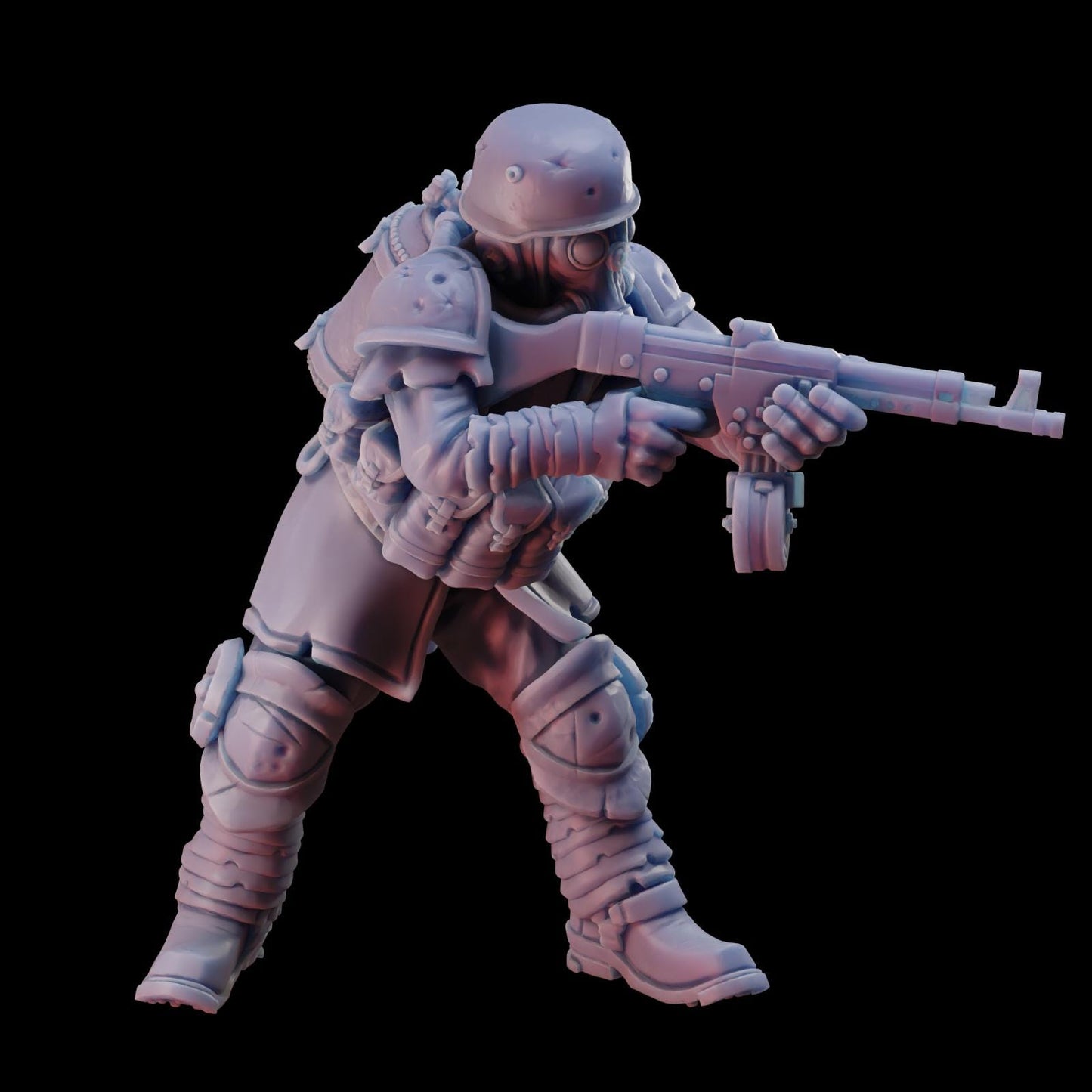 Stormforge Miniatures Heretic Marine 02 - Trench  Compatible (Custom Order) - product image 4 of 4