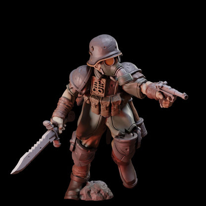 Stormforge Miniatures Heretic Pistoleer 02 - Trench  Compatible (Custom Order) - product image 1 of 3