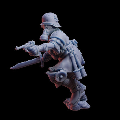 Stormforge Miniatures Heretic Pistoleer 02 - Trench  Compatible (Custom Order) - product image 2 of 3