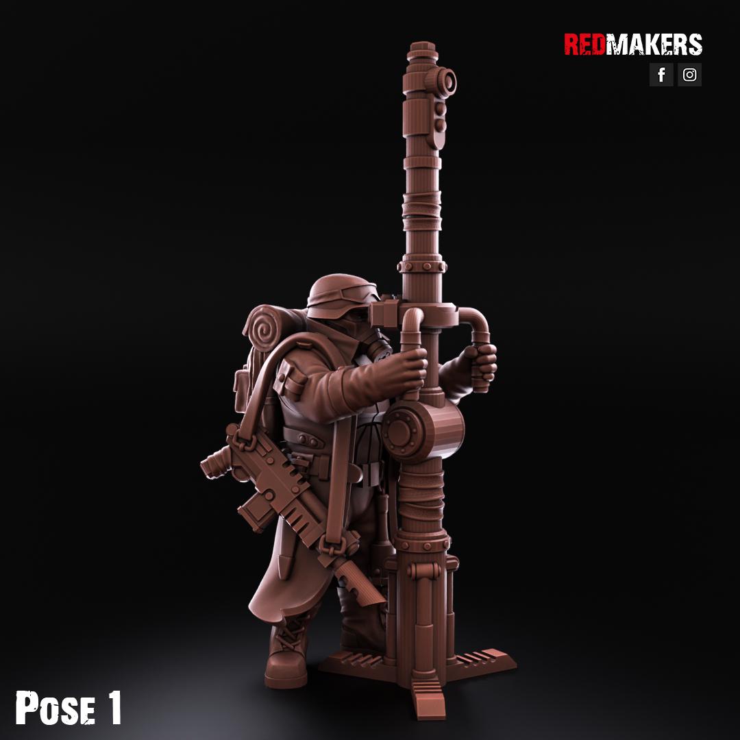 Red Makers Steel Guard Artillery Crew x10 (Custom Order) - product image 8 of 10