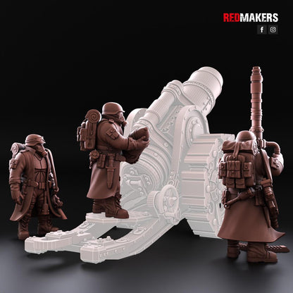 Red Makers Steel Guard Artillery Crew x10 (Custom Order) - product image 5 of 10
