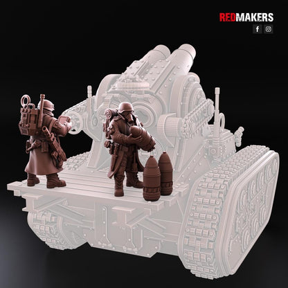 Red Makers Steel Guard Artillery Crew x10 (Custom Order) - product image 7 of 10